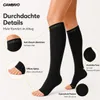 CAMBIVO Calze Compressione Graduata Punta Aperta, Calze a Anteprima dell’immagine prodotto 3
