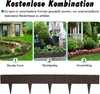 UISEBRT 5m Rattan Rasenkante Beeteinfassung mit 5 Elemente Produktbild-Vorschau 5