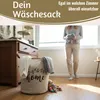 LS-LebenStil Wäschesack Wäschekorb Vintage Home 62L 50cm Produktbild-Vorschau 7