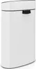 A white Brabantia Touch Bin Mülleimer 40l is shown against a white background. Voir les images du produit