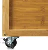 relaxdays Bambus Rollwagen mit Schubladen Produktbild-Vorschau 8