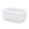 Dose 1,3 Liter – 18,5 × 12,5 × 7,5 cm – Transparent mit Produktbild-Vorschau 1