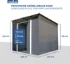 osoltus Metall Gerätehaus Pultdach Geräteschuppen  238 cm x Produktbild-Vorschau 2