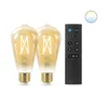WiFi Smart LED E27 Vintage 60W Filam 2p + telecomando Anteprima dell’immagine prodotto 5