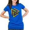 style3 Color Escher Damen T-Shirt, Farbe:Blau, Größe:M Produktbild-Vorschau 1