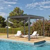 Pergola Tarasowa Antracytowa Altana z otwieranym dachem Podgląd zdjęcia produktu 5