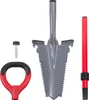 Aopunly Metal Spaten Spitz mit Stahlstiel All-in-One Spaten Produktbild-Vorschau 5