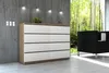 Kommode – Sideboard – Schubladenkommode – 120 cm – Sonoma Produktbild-Vorschau 1