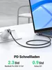 Ugreen Winkel-USB-C-Kabel 100W 5A, 2m, Schwarz – High-Speed Produktbild-Vorschau 5