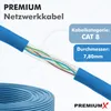 PremiumX 50m CAT 8 Netzwerkkabel Simplex LAN Kabel Ethernet Produktbild-Vorschau 3