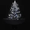 vidaXL Kunstkerstboom met parapluvoet, zwart, 75 cm, PVC Productafbeelding-voorbeeld 3