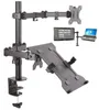 PC Tischhalterung Universal Monitor Halterung - mit Laptop Produktbild-Vorschau 2