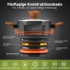 Topfset 15tlg Induktions Töpfe Set mit Produktbild-Vorschau 3
