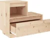 vidaXL Nočný stolík 60x34x51 cm z masívneho dreva borovice Náhľad obrázku produktu 5