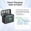Batterijoplaadstation met kleurendisplay voor Insta360 X4 Productafbeelding-voorbeeld 8
