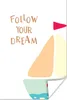 MuchoWow® Poster Illustration mit dem Zitat "Folge deinem Produktbild-Vorschau 1