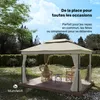 Blumfeldt Mondo Dual Tonnelle 3x4 - Double Toit & Voir les images du produit 2