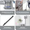 CLEANmaxx Akku-Zyklon-Staubsauger 22,2V - hellgrau/blau Produktbild-Vorschau 3