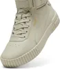 A close-up, studio shot of a beige Puma sneaker. Produktbild-Vorschau