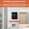 SHE Termoventilatore da bagno a parete 2000 W 3 LED Anteprima dell’immagine prodotto 5