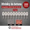 Betonnen spijkers, 27 mm, 1000 stuks, geschikt voor Hilti Productafbeelding-voorbeeld 1