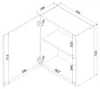 Küchenhängeschrank 60 cm - Graphit - Modulküche - Produktbild-Vorschau 7