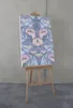 Keilrahmenbild - Mandala Mauve - Größe 60 x 90 cm Produktbild-Vorschau 2