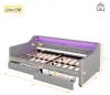 Comfortabel dagbed met lattenbodem, verlichting en Productafbeelding-voorbeeld 2
