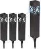 Relaxdays Solarlampen 4er Set, kaltweiß, wasserdicht, Produktbild-Vorschau 1