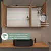 Planetmöbel ARIA Spiegelschrank für das Bad 120 cm mit Produktbild-Vorschau 6