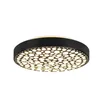 Dimmbare LED Deckenleuchte CHIZU Schwarz Ø40cm Produktbild-Vorschau 2