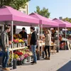 COSTWAY Gazebo 3x3 m, gazebo pieghevole pop-up resistente Anteprima dell’immagine prodotto 2