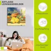 ARTland Leinwandbild Akzente des Sommers I Größe: 40x40 cm Produktbild-Vorschau 3