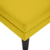 vidaXL Chaise longue avec coussin et accoudoir droit Jaune Voir les images du produit 6