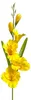 Künstliche Gladiole ca. 60cm Schwertlilie GELB Produktbild-Vorschau 1