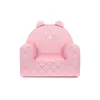 Kindersessel in Bärenform aus Samt und Schaumstoff rosa | Produktbild-Vorschau 3
