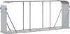 vidaXL Abri pour bois de cheminée Argenté 234x45x100 cm Voir les images du produit 1