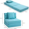 HOMCOM Schlafsessel Schlafsofa Sofabett Einzelsofa mit Produktbild-Vorschau 3