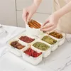 Geteilte Servierschale mit Griff, 8 Fächer Snack-Box Produktbild-Vorschau 6