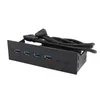 USB 3.0-Frontpanel-Hub, 5,25 Zoll, 4 Anschlüsse, 5 Gbit/s, Produktbild-Vorschau 3