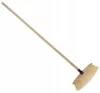 A broom with a wooden handle and soft bristles, shown against a white background. Podgląd zdjęcia produktu