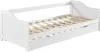 [Letto tandem 2x 90x200cm Bianco Letto estraibile Divano Anteprima dell’immagine prodotto 3