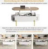 Merax Table basse avec plateau relevable, espace de Voir les images du produit 9