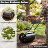 Rouleau de jardin en métal COSTWAY, capacité de 60 litres Voir les images du produit 6