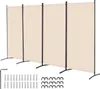 VEVOR Raumteiler 4 Paneele Paravent 3464 x 1840 x 520 mm, Produktbild-Vorschau 1