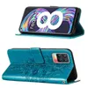 OPPO Realme 8 Hülle, Schmetterling Prägung Flip Leder Produktbild-Vorschau 2