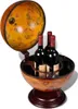 vidaXL Minibar Globe Rack à bouteilles en bois d'eucalyptus Voir les images du produit 8