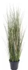 künstliches Gras, Gräserbusch im Topf H. 58cm grün Emerald Produktbild-Vorschau 1