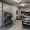 Relaxdays Reifenregal für 4 Reifen, HxBxT: 106 x 53 x 46 Produktbild-Vorschau 2