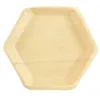 25 Teller, Palmblatt pure 6-eckig 23,5 cm x 3 cm Produktbild-Vorschau 6